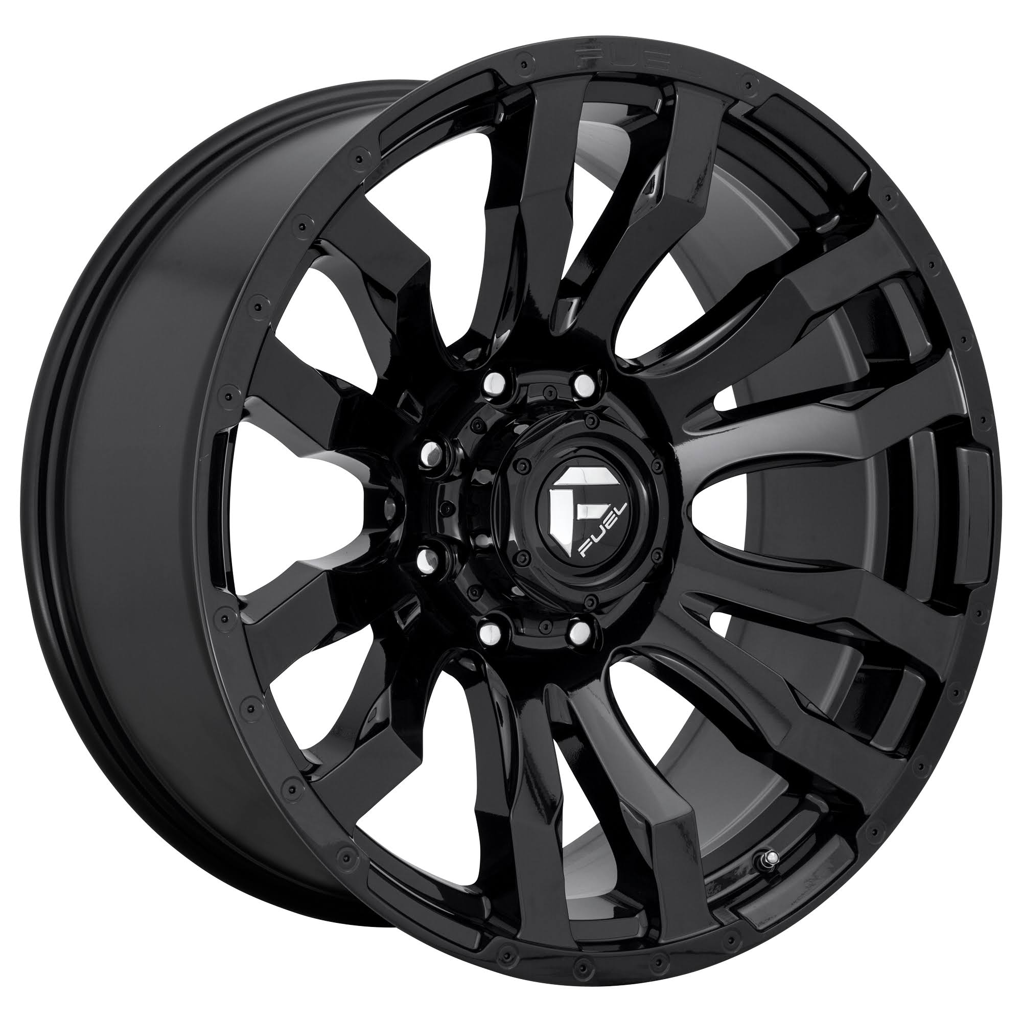 20x9 Black Wheel Fuel Blitz D675 8x180 20