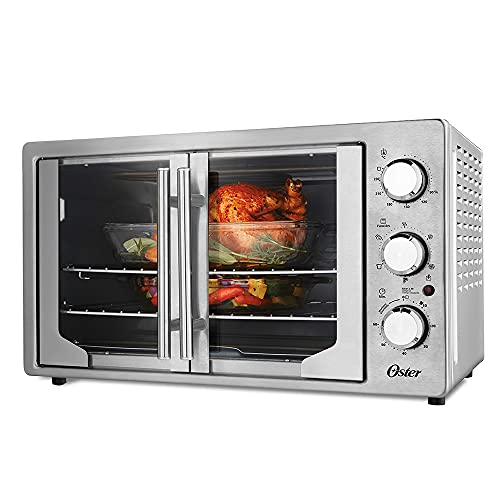 Oster French Door Oven With Convection Oven Tssttvfdxl Stainless Steel French Door Knob countertop oven
