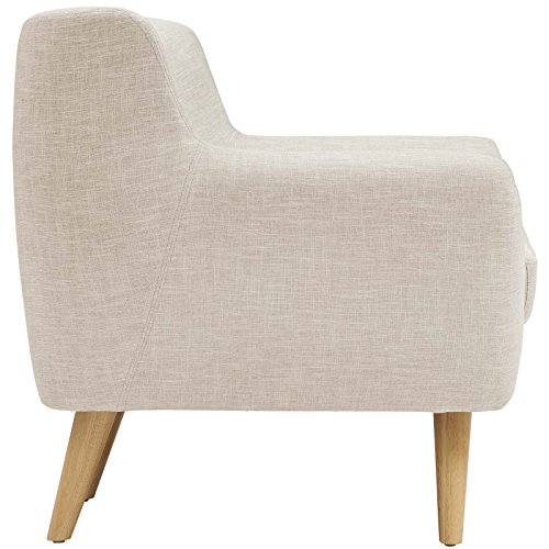 Modway Remark Mid-Century Modern Loveseat With Upholstered Fabric In Teal