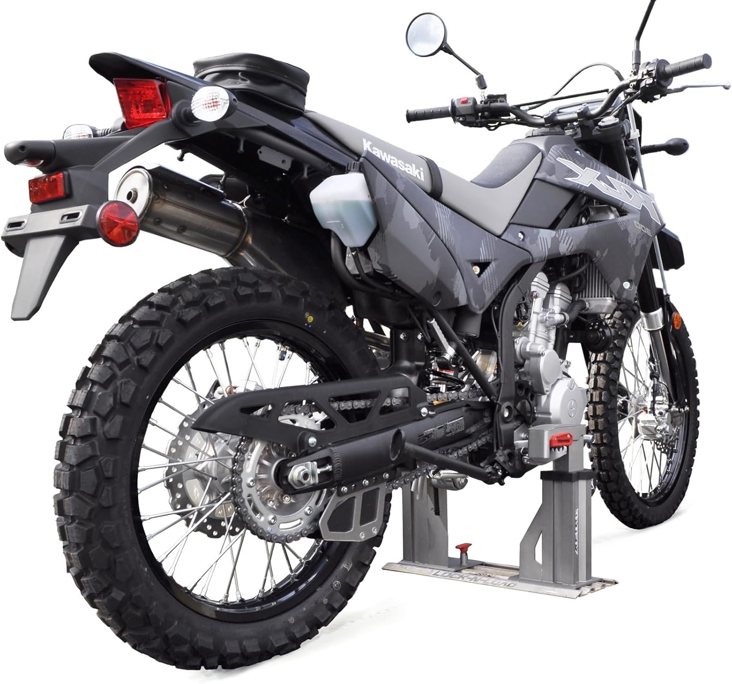 Risk Racing 00175 Silver Lock-N-Load PRO HD - Strapless Motocross Transport System