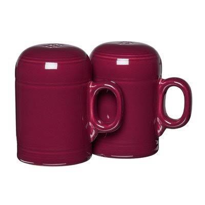 Fiesta Rangetop Salt u0026 Pepper Set; Claret