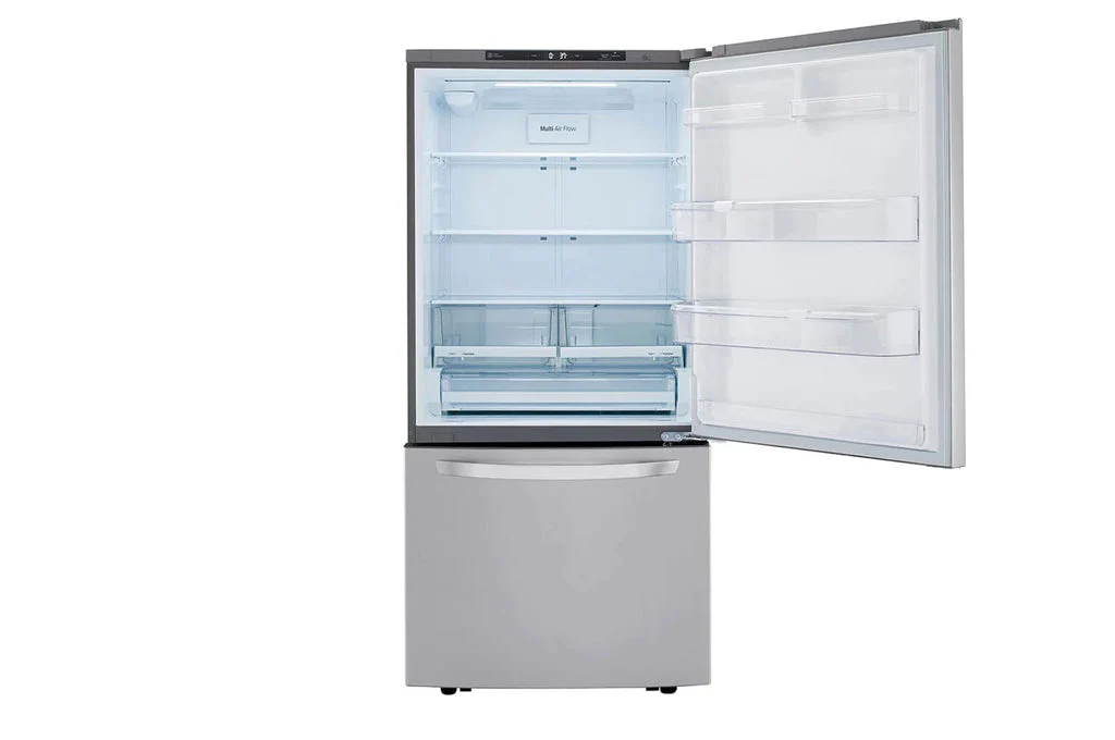 LG 33 IN. 26 CU. FT. SMUDGE-RESISTANT STAINLESS STEEL TWO-DOOR BOTTOM FREEZER DRAWER REFRIGERATOR WI