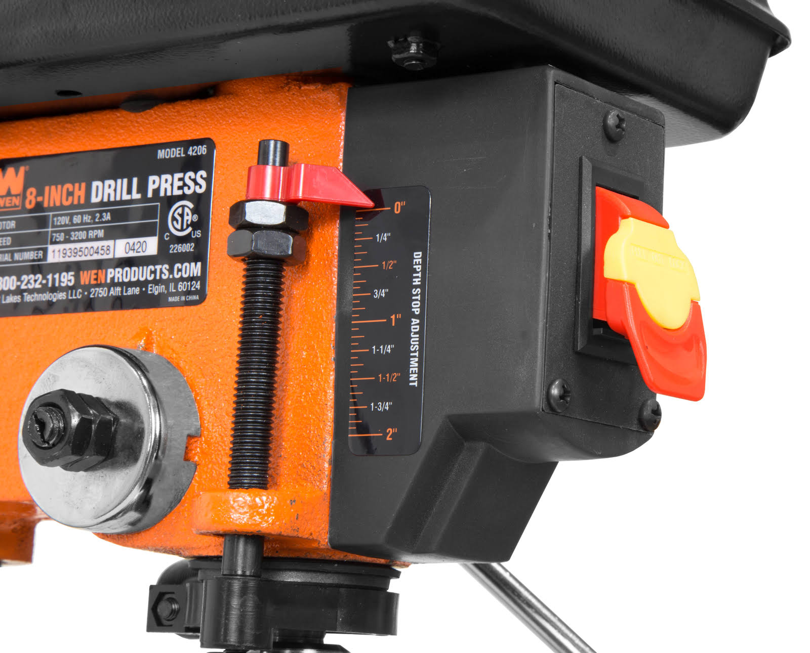 WEN 4206 2.3-Amp 8-Inch 5-Speed Cast Iron Benchtop Drill Press