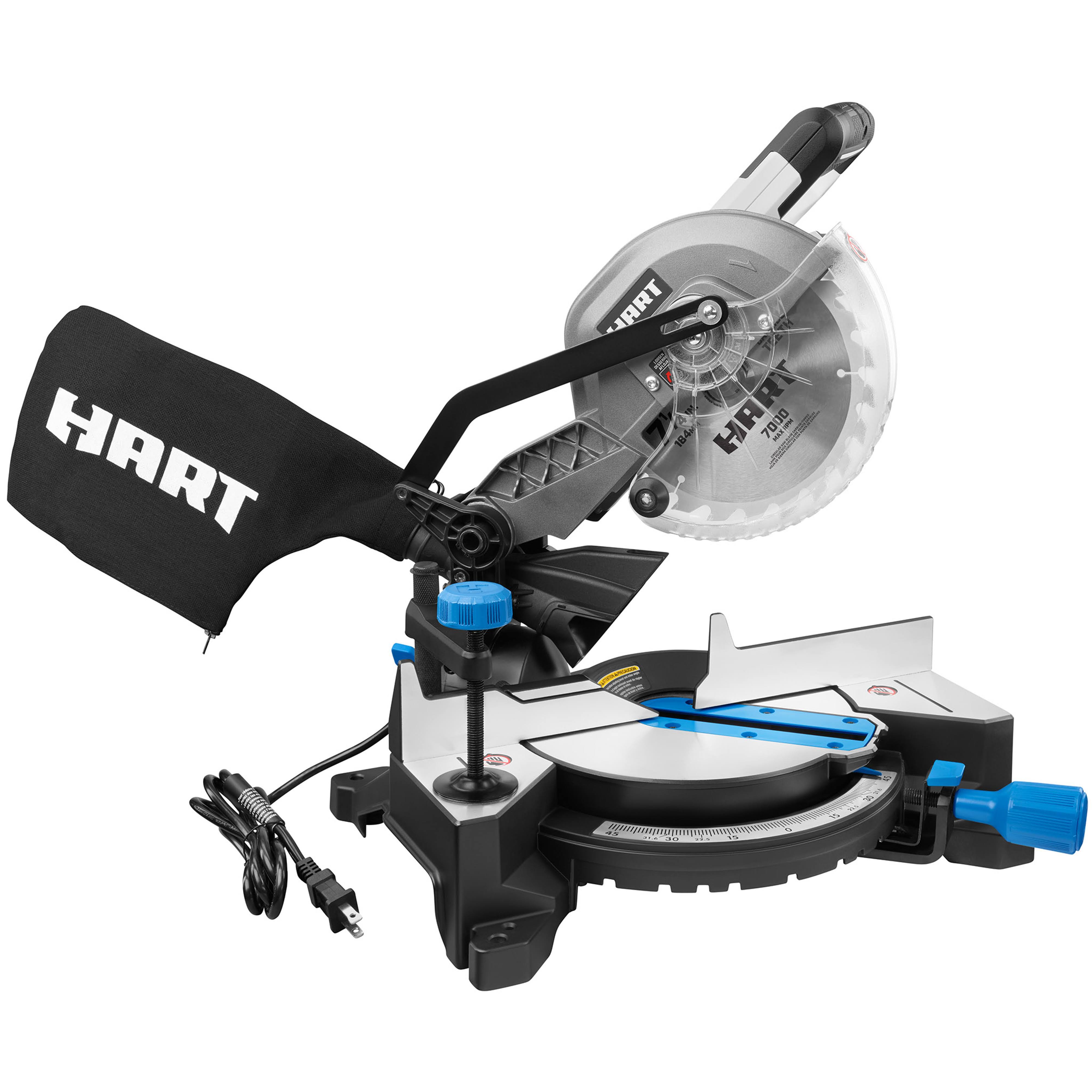 Hart 7 1/4-Inch 9 Amp Compound Miter Saw HTMS01