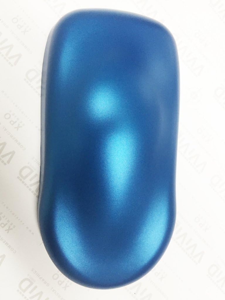 VViViD+ Matte Metallic Blue (Ghost) Vinyl Wrap Roll (50ft x 5ft)