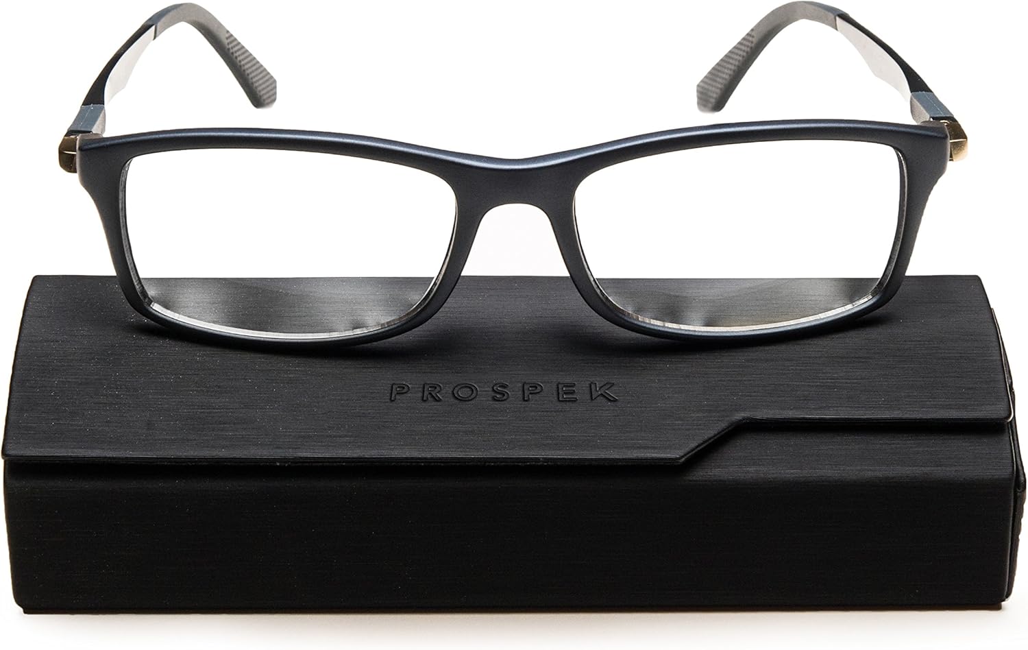 PROSPEK Blue Light Blocking Glasses Dynamic +0.0 Magnification - Anti Blue Light Glasses - Regular Size Pack of 2