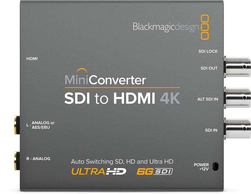 Blackmagic Design CONVMBSH4K SDI to HDMI 4K Mini Converter