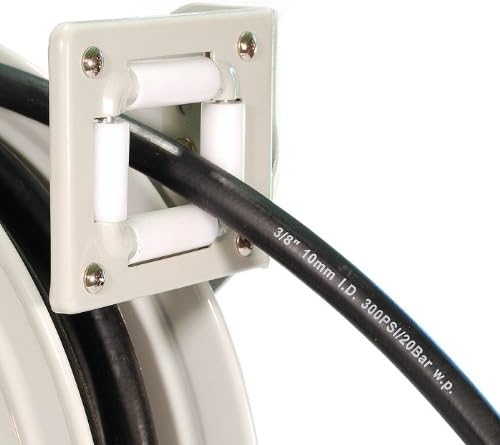 Primefit HRRUB380503 Industrial Grade Retractable Air Hose Reel with 50-Foot Rubber Air Hose