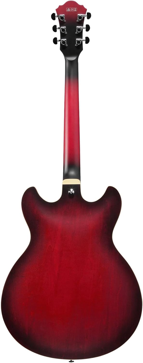 Ibanez AS53 Artcore Semi-Hollow Sunburst Red Flat
