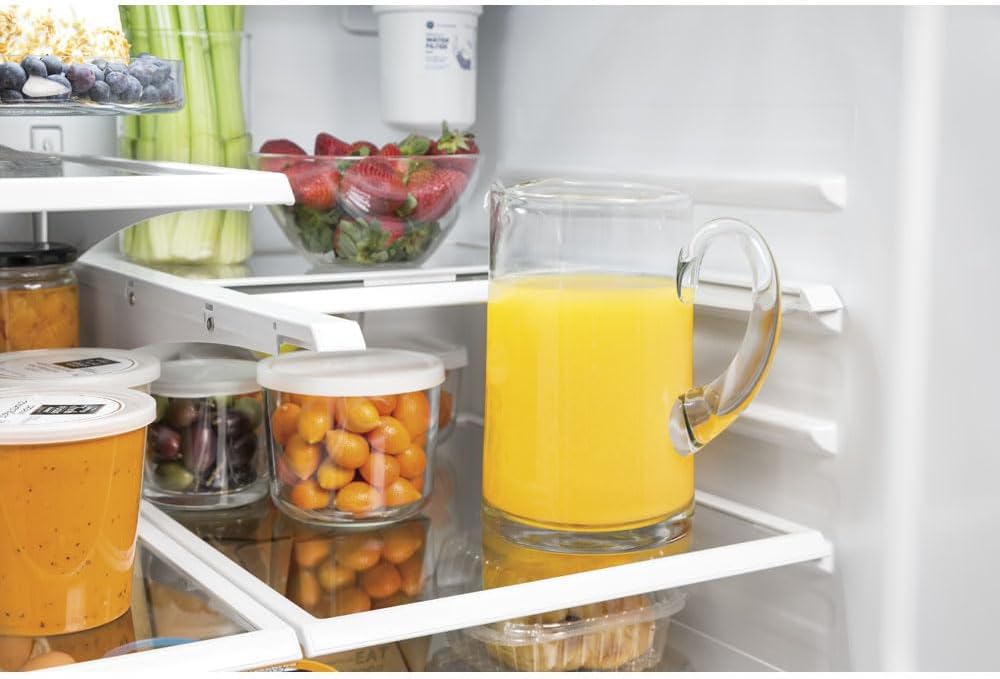 GE GWE19JGLWW French Door Refrigerator