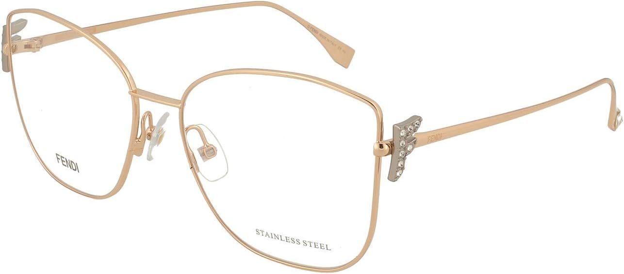 Fendi FENDI FREEDOM FF 0390/G ROSE GOLD 56/16/140 women Eyewear Frame