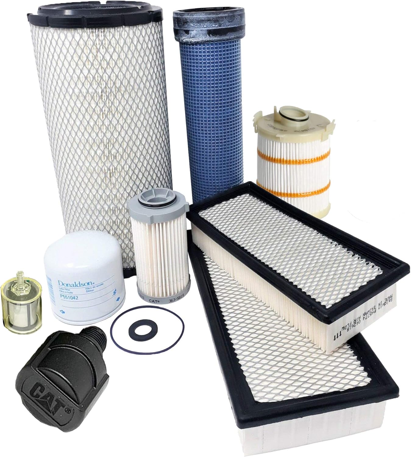 CFKIT 1000 Hours Filter Kit Compatible with CAT 259D 279D 289D 299D 299D2