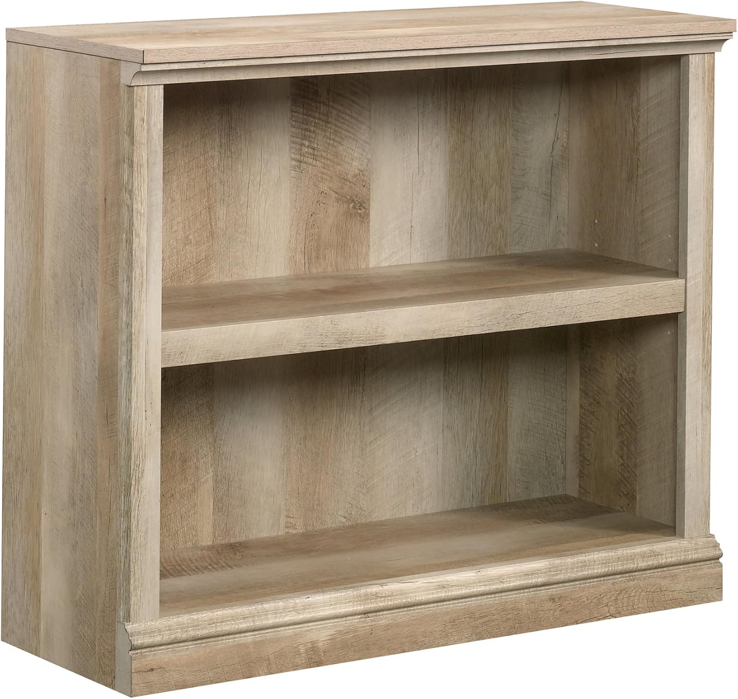 Sauder 2-Shelf Bookcase, Select Cherry finish