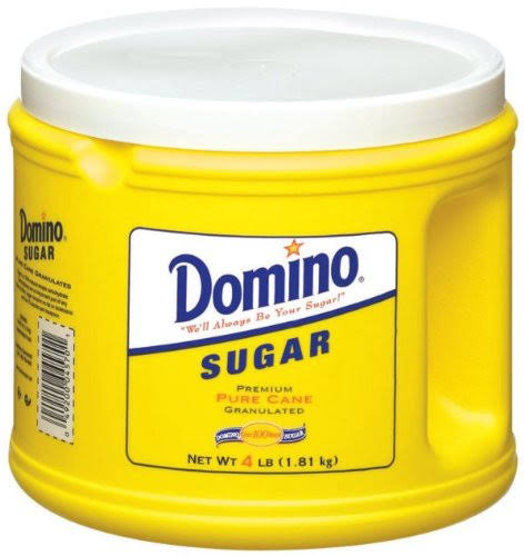 Domino Sugar, Granulated, 64-Ounce Canisters (Pack of 6)