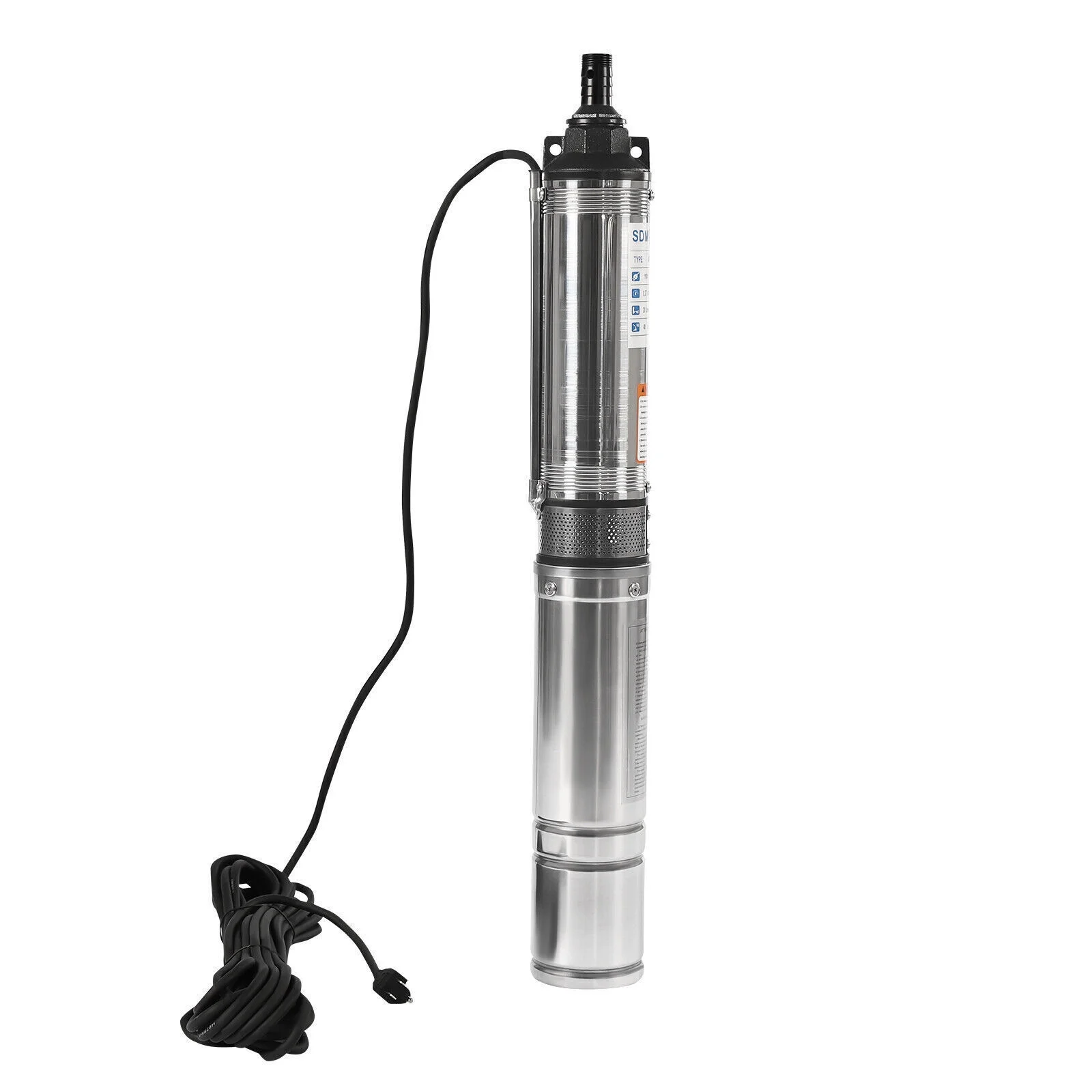 110v Submersible Deep Well Water Pump Stainless Steel Submersible Well Irrigation Pump