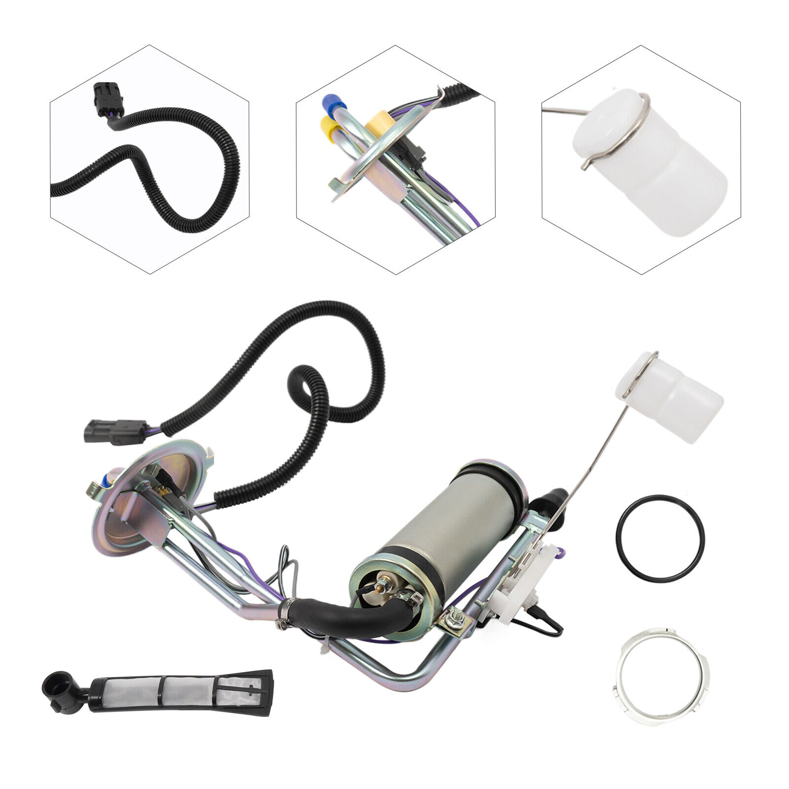 Miumaeov For Jeep Comanche MJ 1987-1990 Gas Tank Sending Unit with Fuel Pump Gasoline
