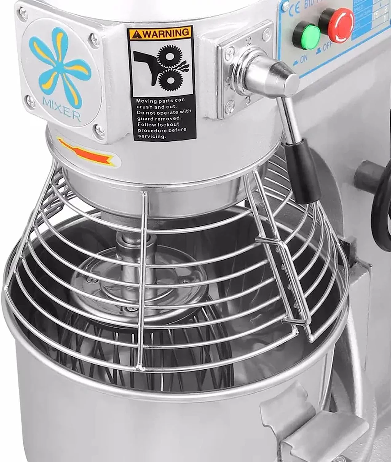 PreAsion Commercial Electric Dough Food Mixer NEW 3 Speed 450w 10L Gear Driven Bakery Blender
