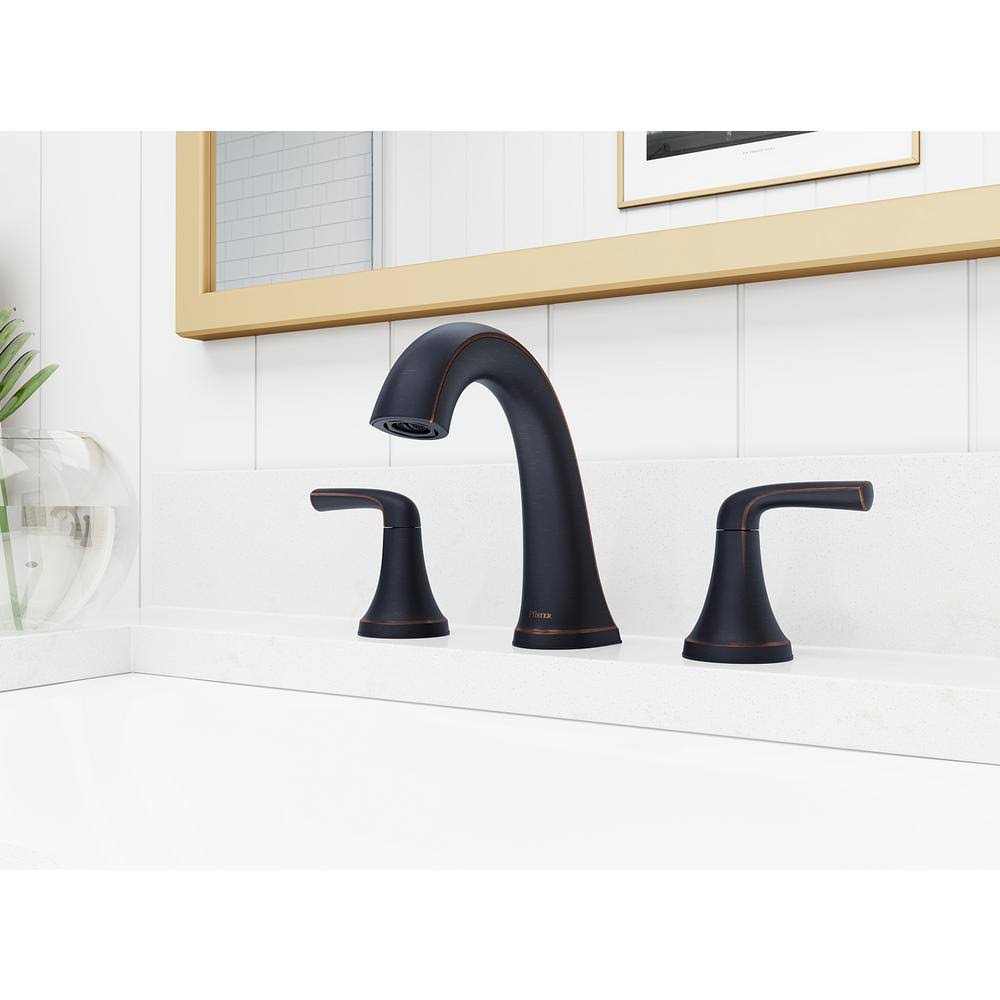 Pfister LF-049-LRYY Ladera 8 in. Widespread 2-Handle Bathroom Faucet in Tuscan Bronze