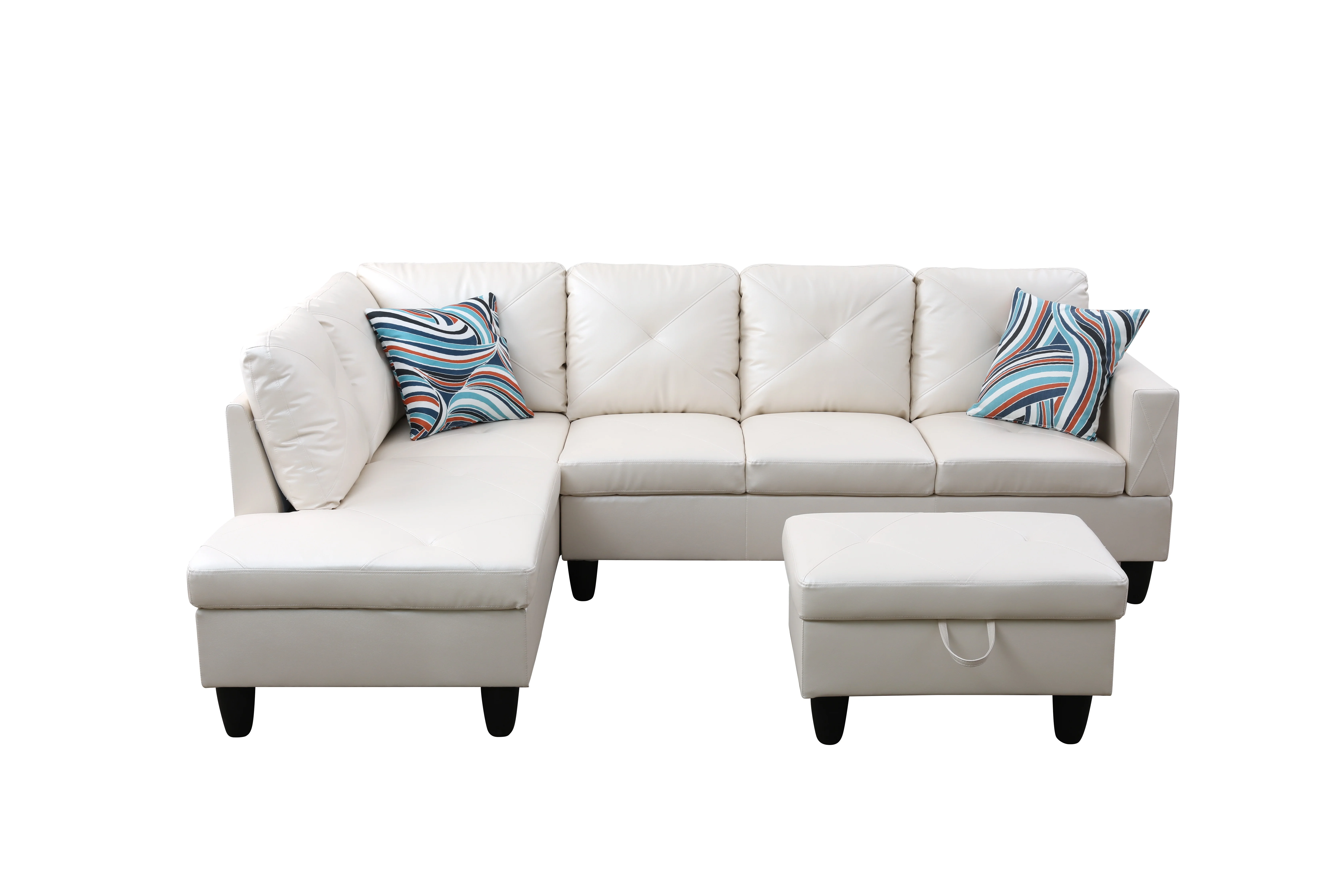 Ponliving Furniture 3-Pieces Living Room Sofa Set