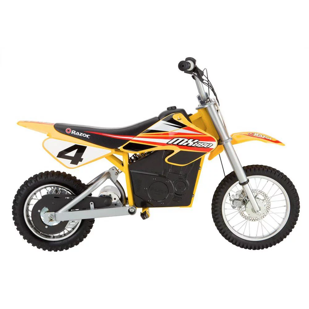 Razor 15165070 MX650 Dirt Rocket Electric Motocross Bike Bundle with 1 Year Extended Protection Plan