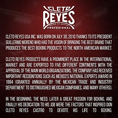 CLETO REYES Training Boxing Gloves with Hook and Loop Closure for Sparring and Heavy Punching Bags, Men and Women, MMA, Kickboxing, Muay Thai