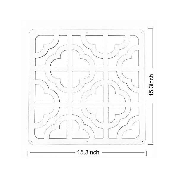 E-life Technology Hanging Room Divider - 10Pieces Wood-Plastic Hanging Screen Panel Room Home Hotel Safety Partition