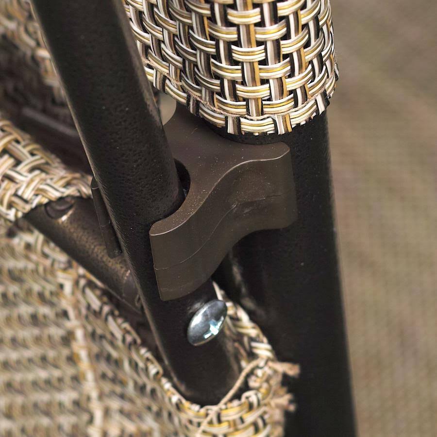 Bliss Hammocks Deluxe XL 30x22 Gravity-FreeRecliner Chair ,Platinum Fern