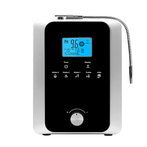 Alkaline Electrolyzed Water Machine,Ph2.8-11.0alkaline Acidic Hydrogen Water Purifier,Up To-700mv Orp,7 Water Settings,Automatic Cleaning,Smart Voice