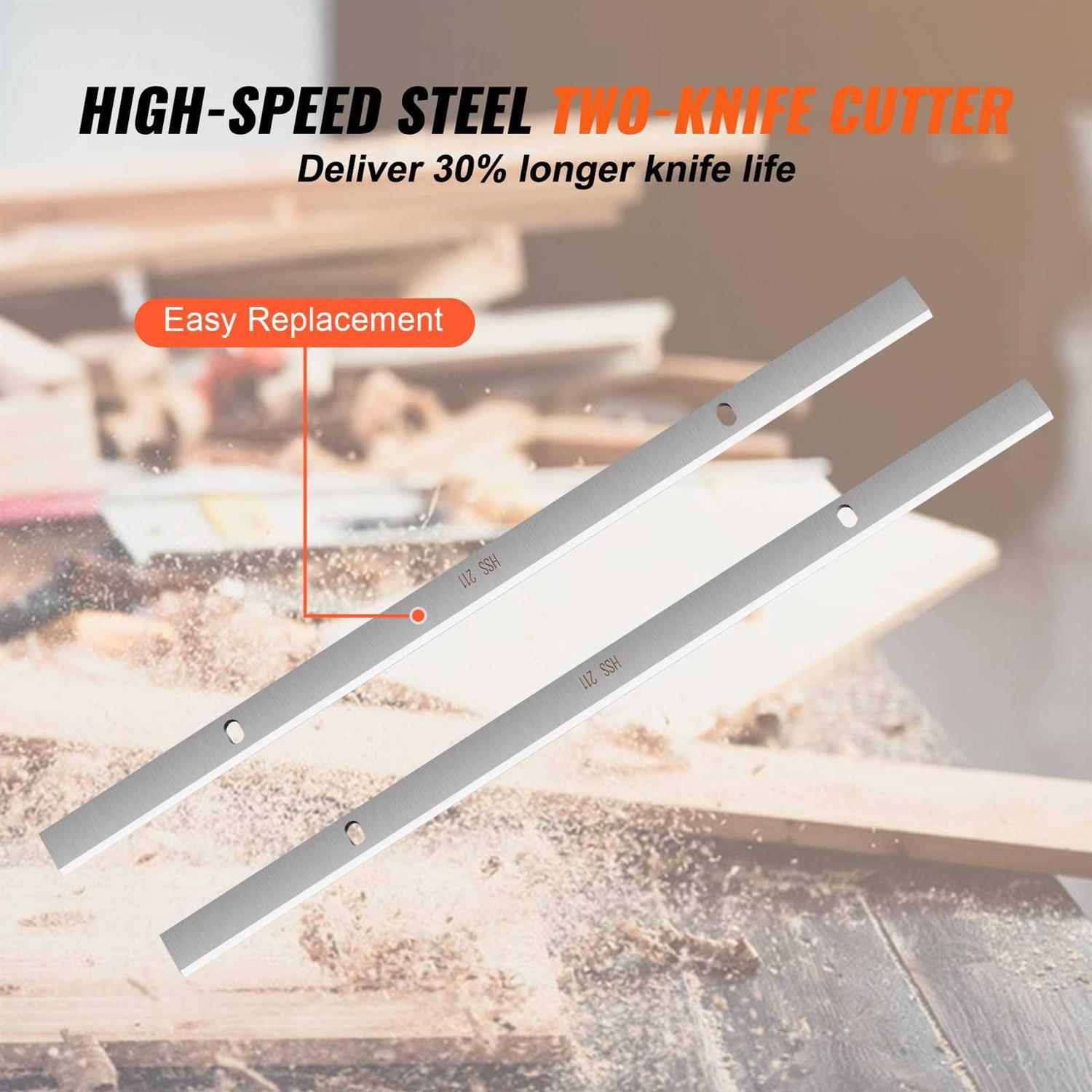 VEVOR Thickness Planer Two-Blade 13 Width Worktable Benchtop Planer 15-Amp 1800W Powerful Motor - Shop Hardware Tools Online Store