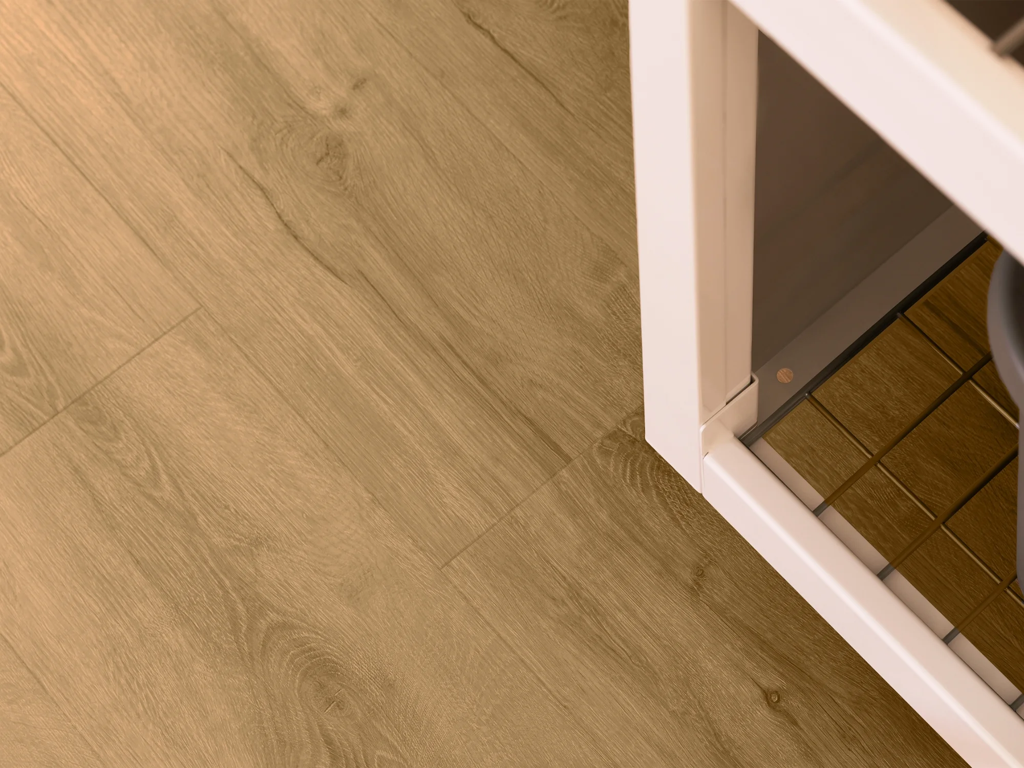 Stone Composite LVP Flooring 5MM-Natural Oak 300 Sq ft Room