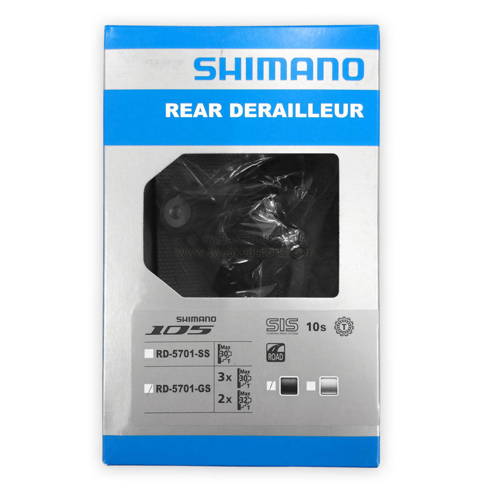 Shimano 105 RD-5701 Rear Derailleur 10 Speed - GS Medium Cage Black