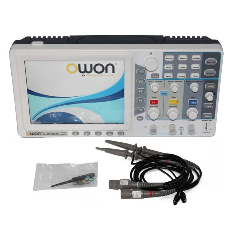 Owon SDS5052E-V 50MHz 2CH Digital Oscilloscope with VGA