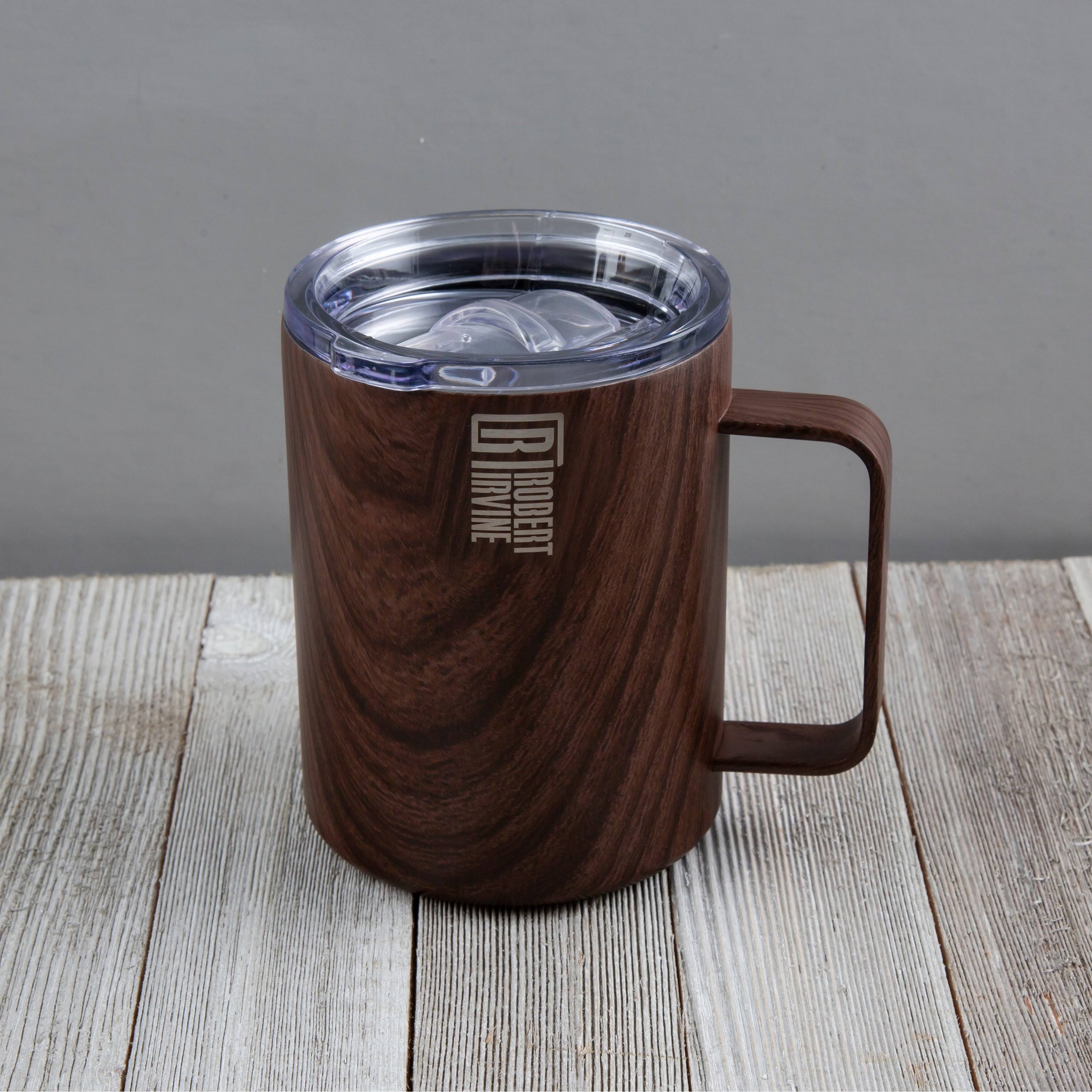 Robert Irvine by Cambridge Insulated Coffee Mugs, Set of 2 - Gray