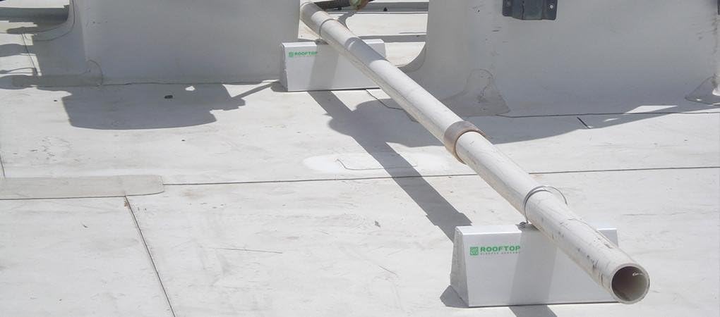 9 Pack | PVC Rooftop Support | Pipe Support | Can Be Cut to Desired Length | 100% Recycled PVC