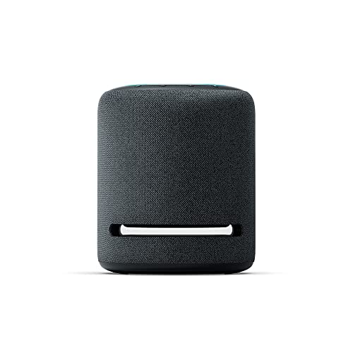 Like-New Amazon Echo Studio (newest model), Our best-sounding Alexa speaker, Perfect for living rooms, family rooms, and other large spaces, Charcoal