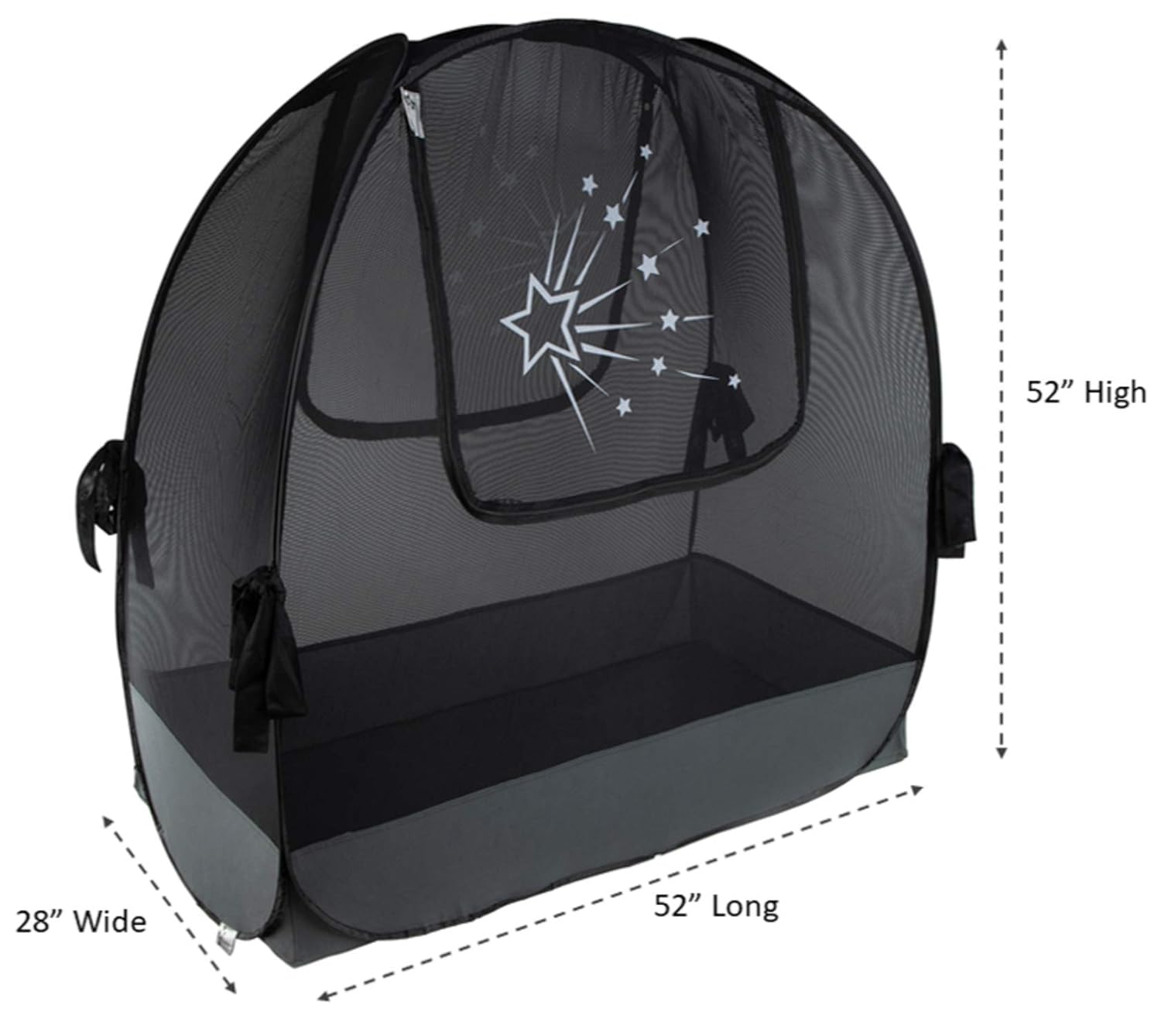 Aussie Cot Net - Twin Pack 2 Popup Baby Crib Tents - Premium Net Cover Crib Tent to Keep Baby from Climbing Out - See Through Crib Netting - Nursery Mosquito Net