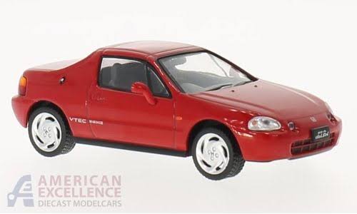 Diecast Car - Honda CR/X Delsol, Red, RHD