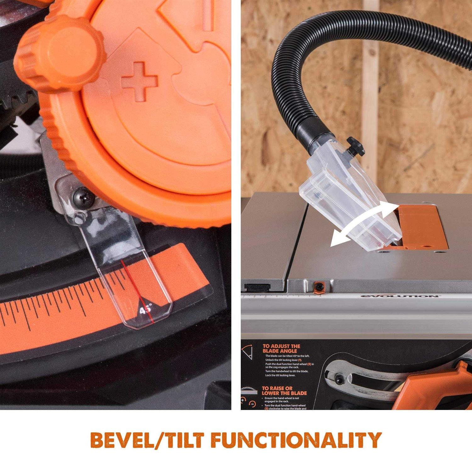 Evolution Power Tools 15 Amp 10 in. Multi-Material Table Saw RAGE5-S - Shop Hardware Tools Online Store