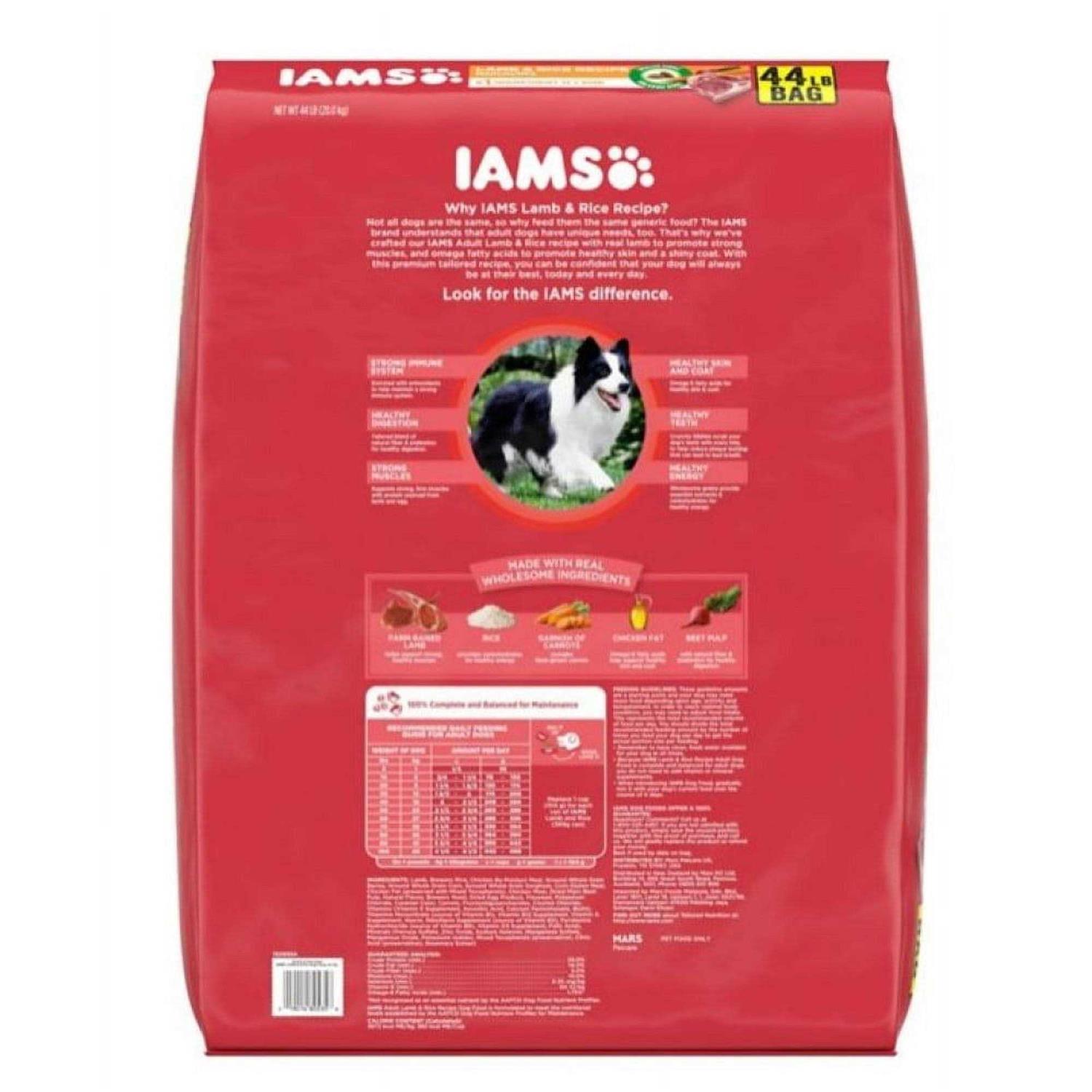 Iams Proactive Health Adult Dry Dog Food Lamb Rice - Pet Supplies online store