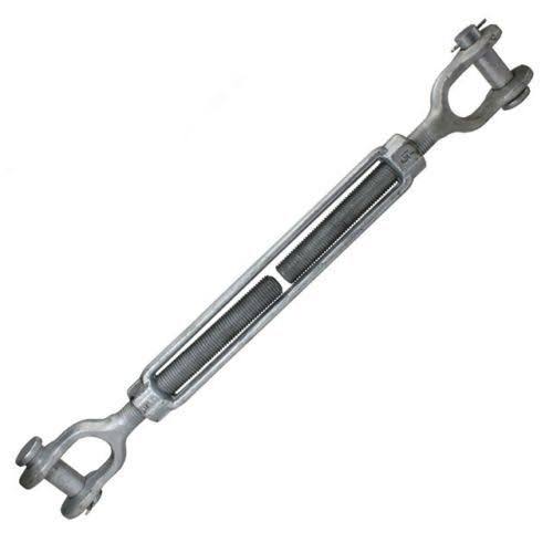 1-1/2x22 x 18x22 Galvanized Jaw u0026 Jaw Turnbuckle 1032956