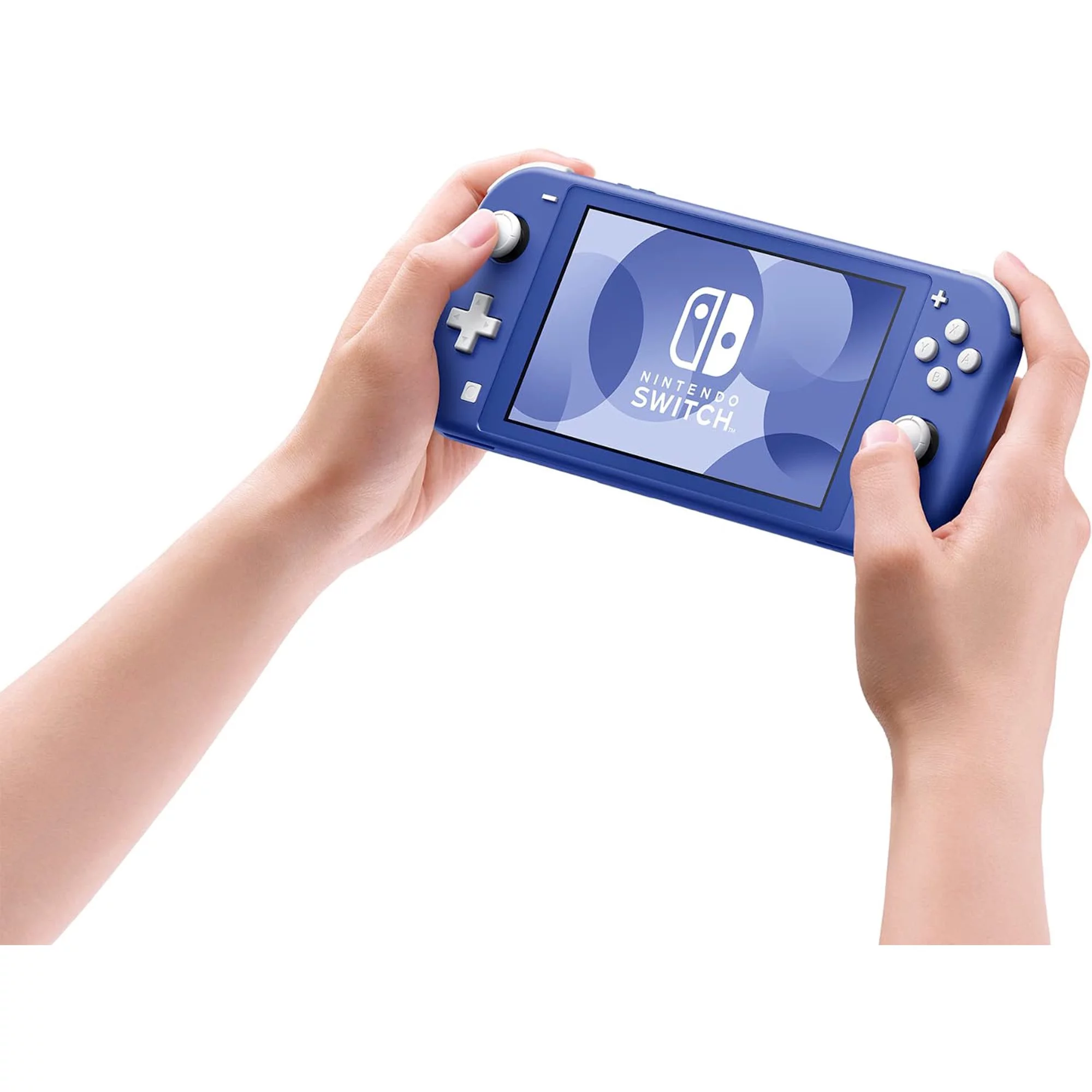 Newest Nintendo Switch Lite Game Console Bundle, Blue with Mazepoly Accessories