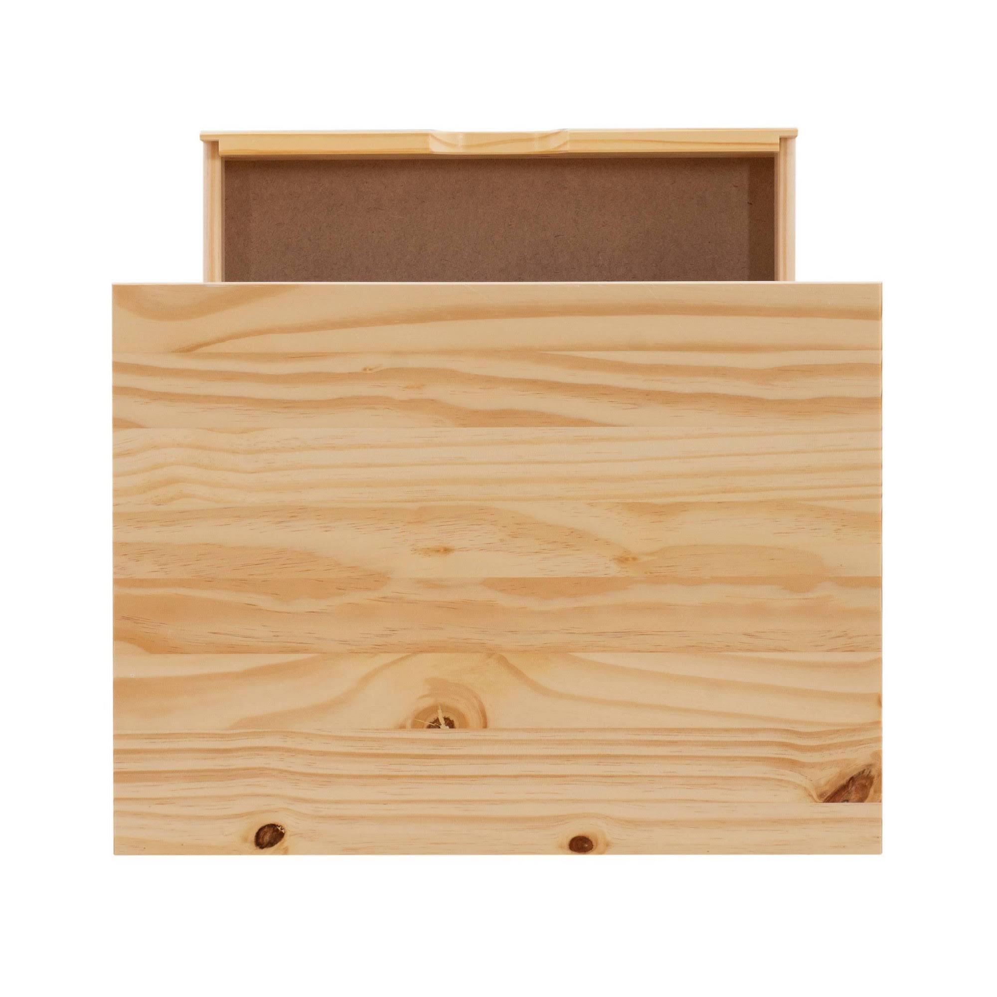 Cary Six Drawer Wide Roll Cart, Natural Linon