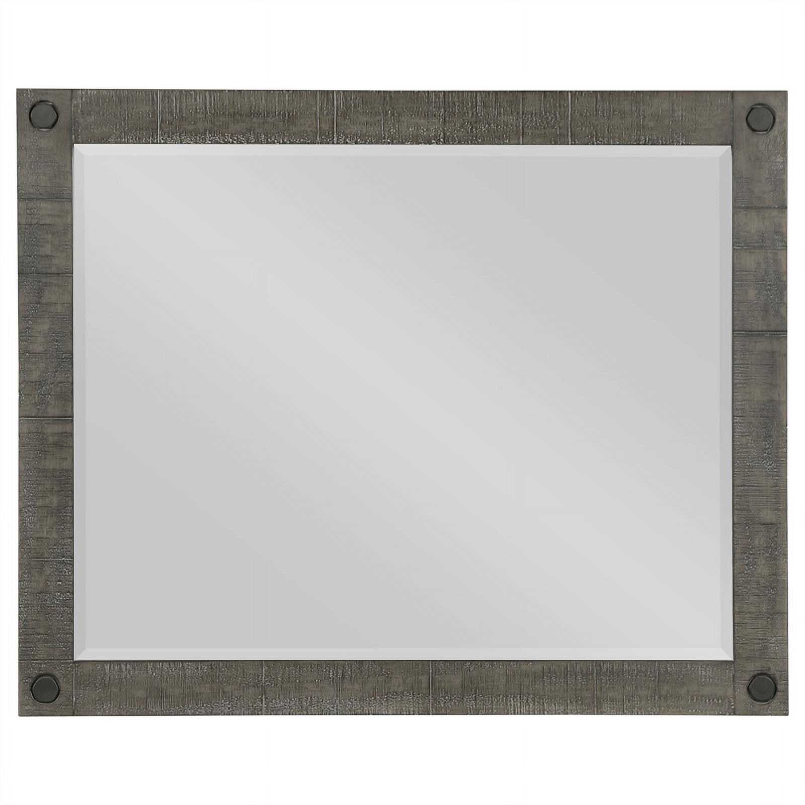 Pemberly Row 5-piece Wood Queen Bedroom Set Distressed Gray and White