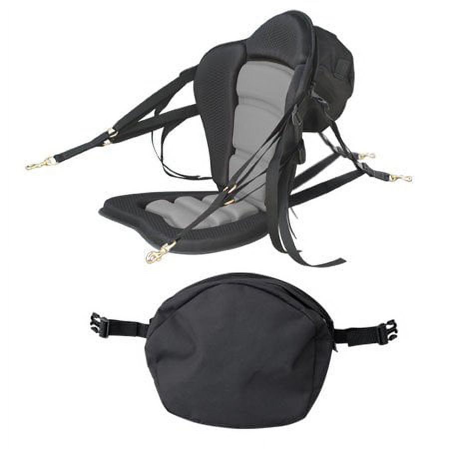 GTS Elite Molded Foam Kayak Seat With Standard Zipper Pack, Sit On Top Kayak Seat, Surf To Summit Kayak Seat, Ocean Kayak Seat
