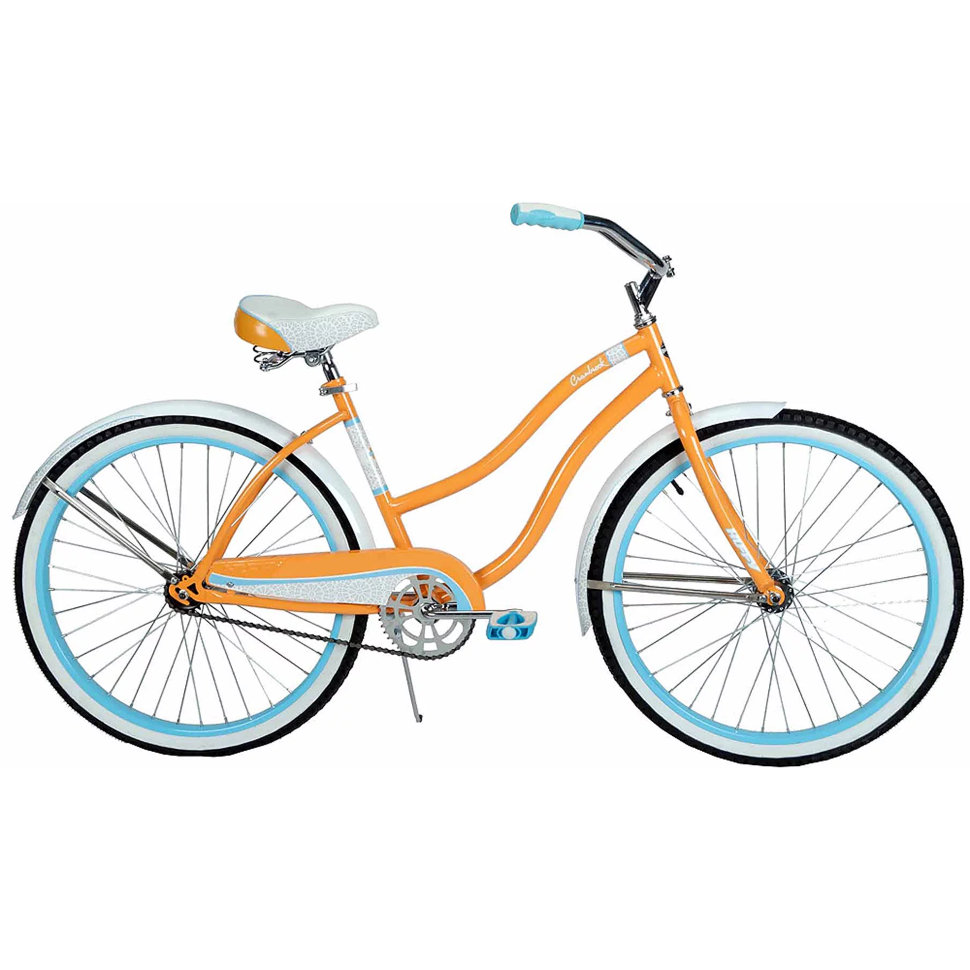 26 Huffy Cranbrook Women's Cruiser Bike, Orange Sherbet