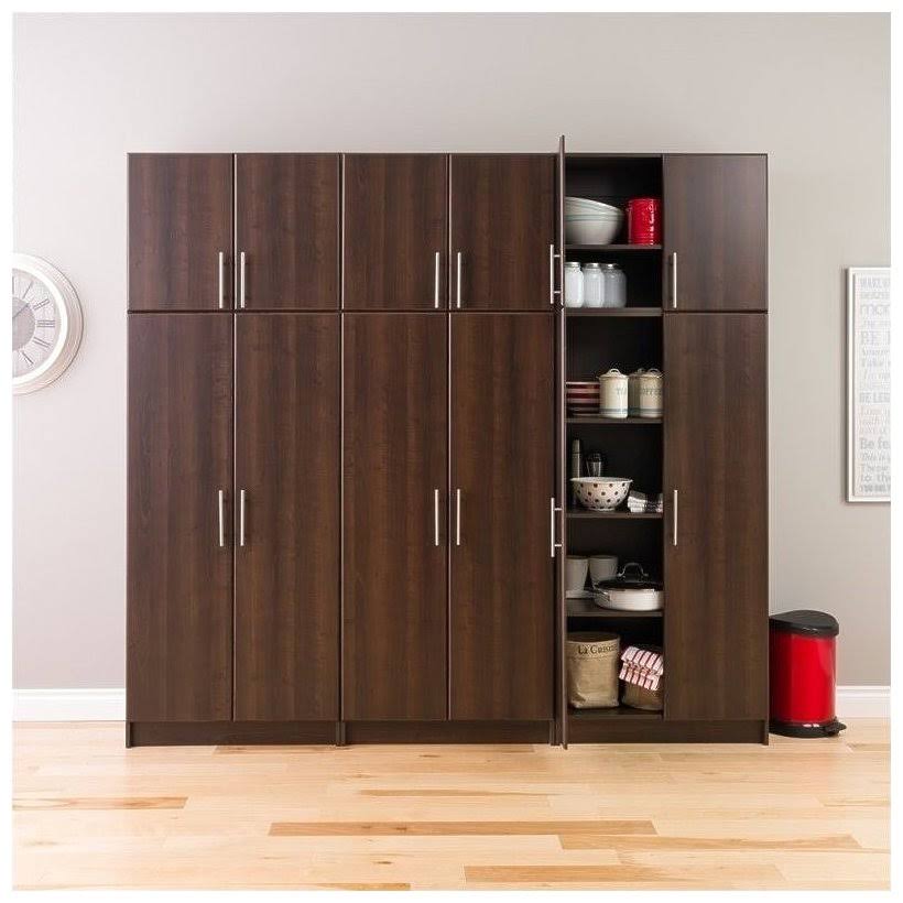 Hawthorne Collections 32x22 Stackable Wall Storage Cabinet in Espresso