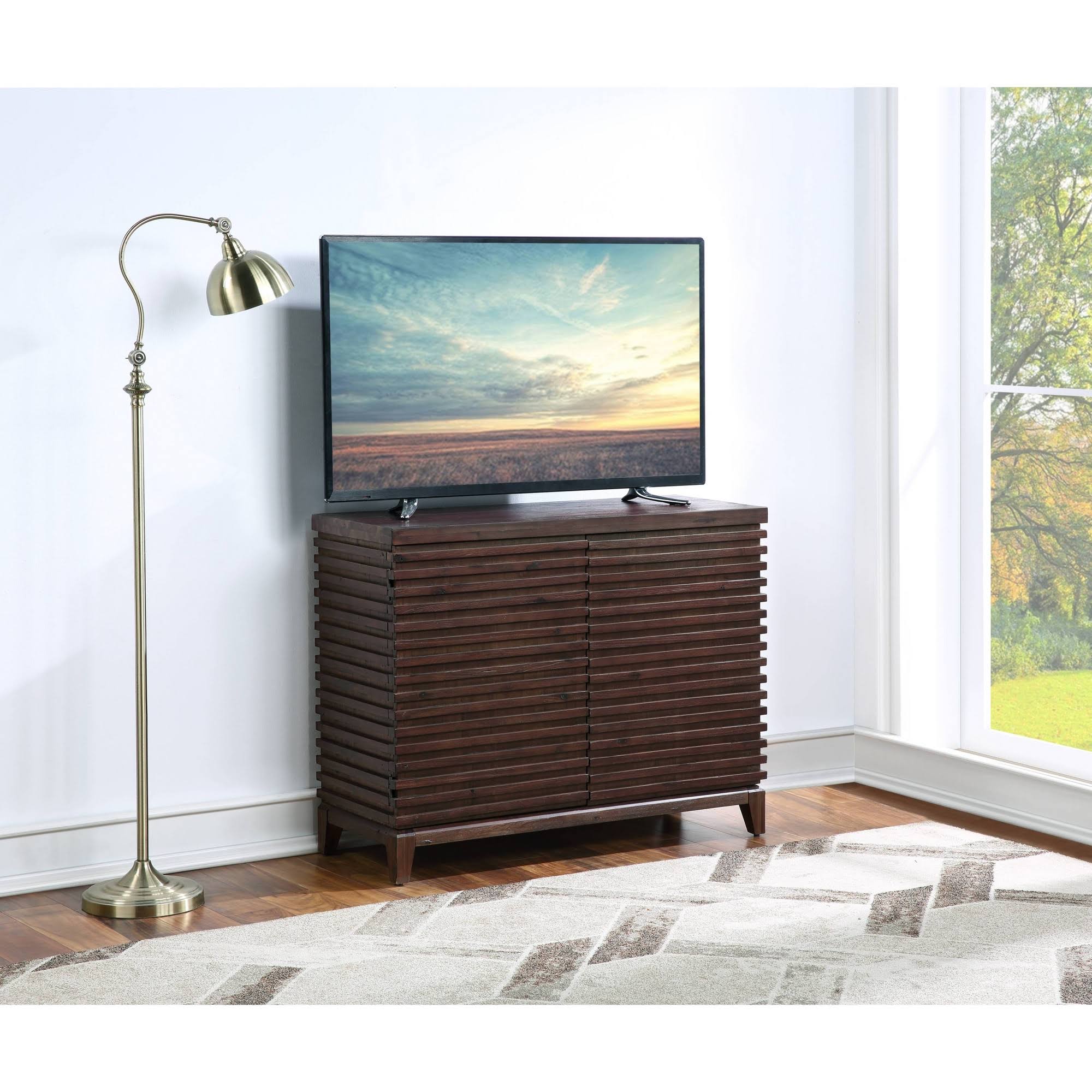 Coast to Coast Brown Two Door Cabinet
