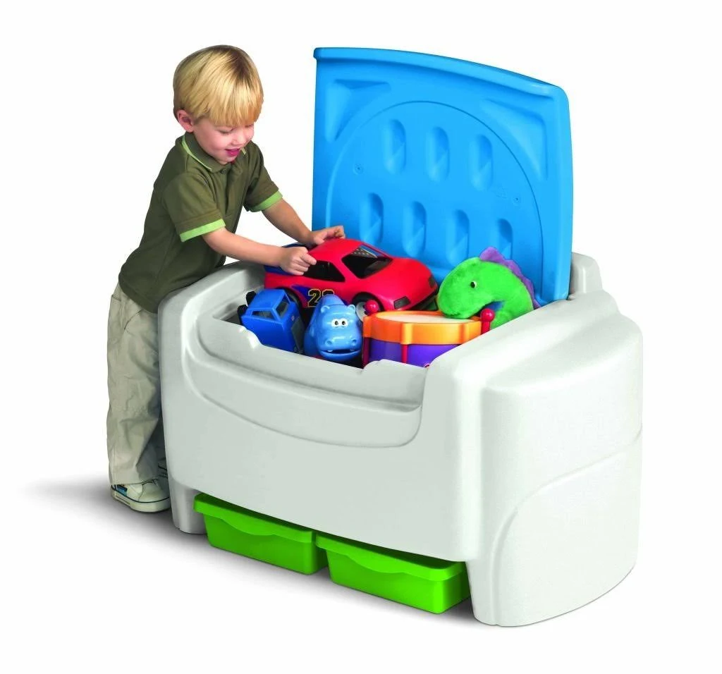 Little Tikes Bright N Bold Toy Chest Green Blue