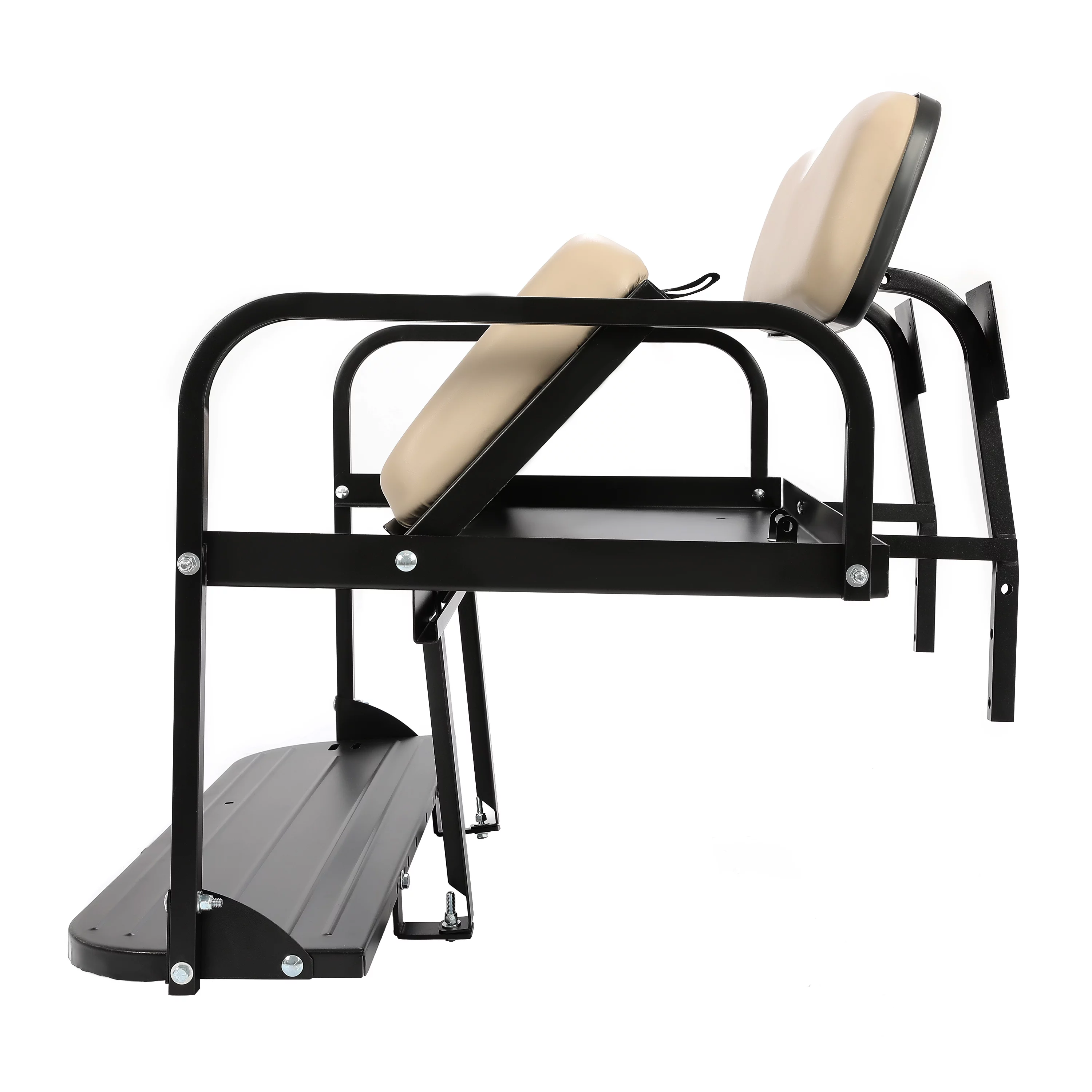 HECASA Rear Back Seat Kit for EZGO Marathon Pre-1994 Golf Cart Tan Flip Folding