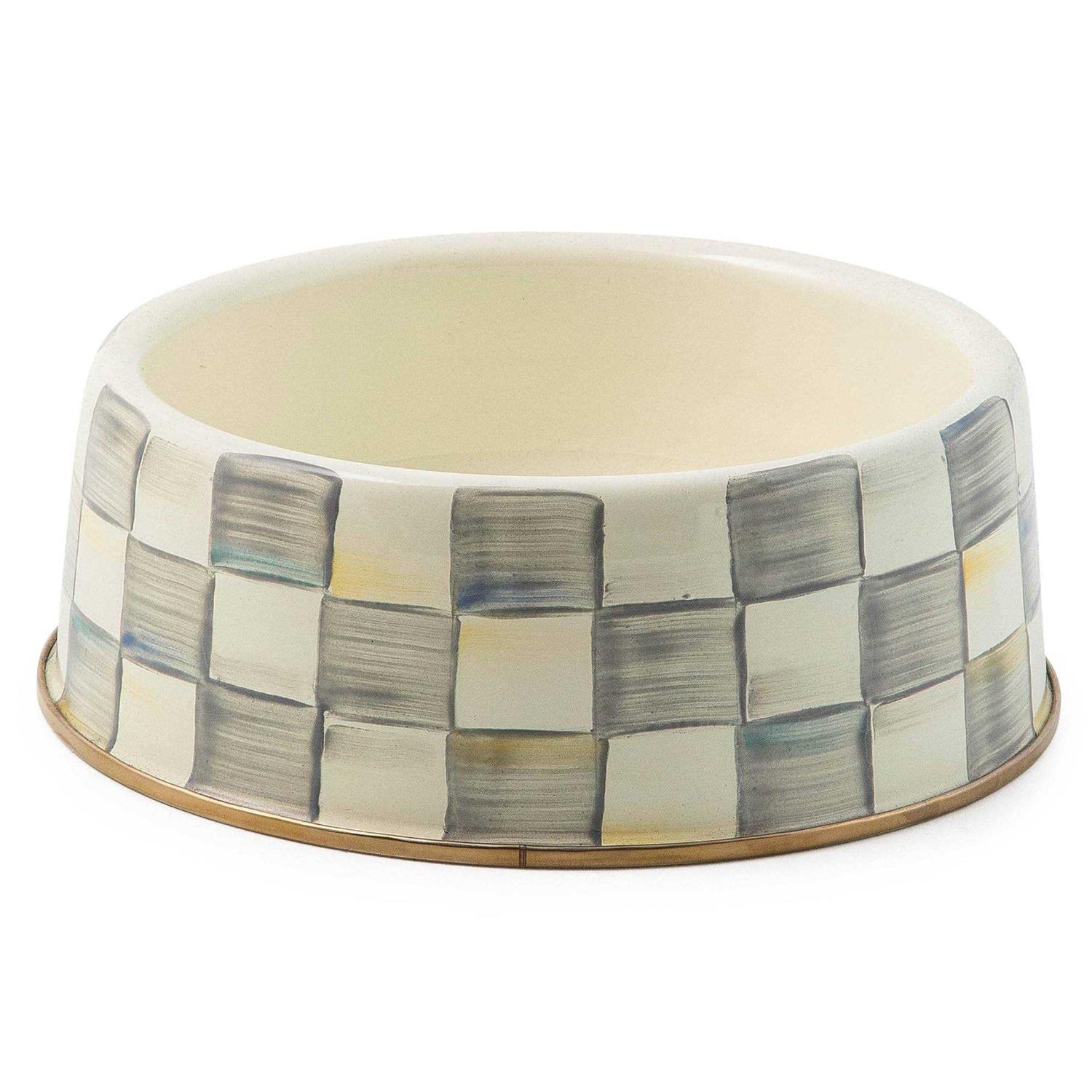 MacKenzie-Childs Check Pet Dish - Pet Supplies online store